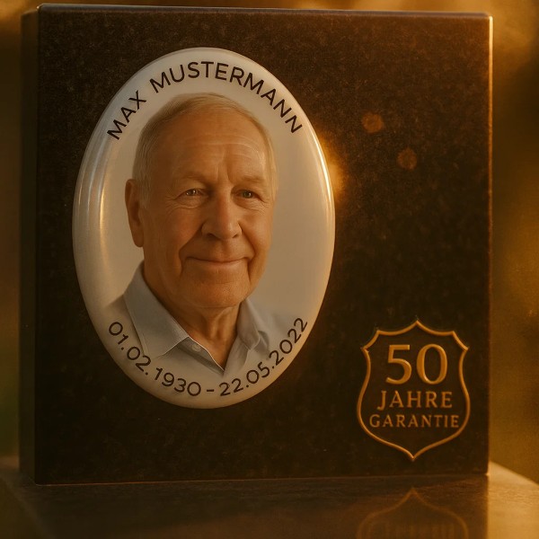 Grabbild mit Beschriftung